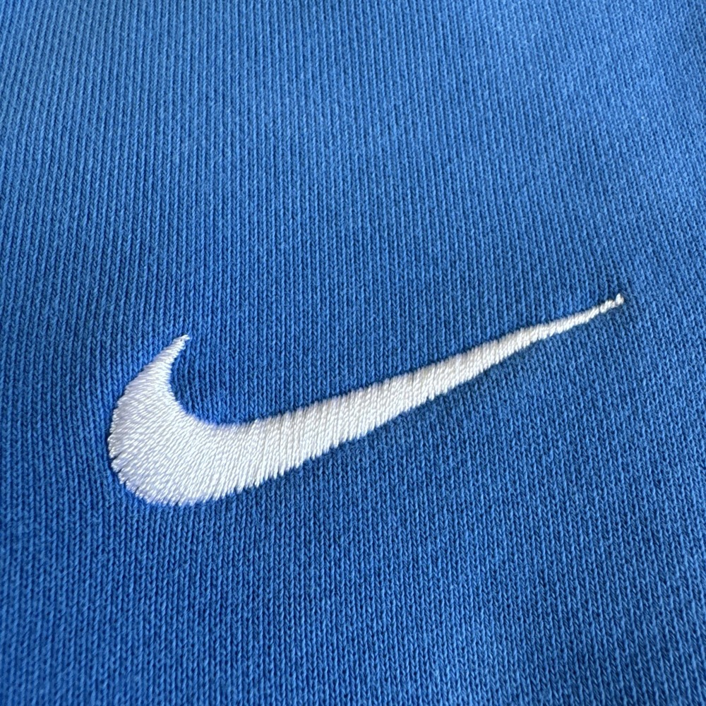 Nike Sweater Mens M Crewneck Pullover Swoosh Embroidered AA3177-403 Royal Blue - Picture 3 of 9